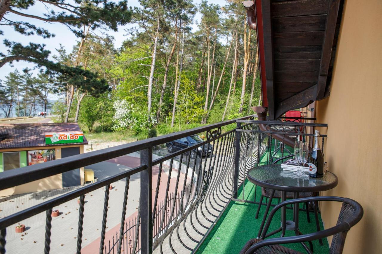 „Amber” Pokoje Z Widokiem Na Morze Krynica Morska Exterior photo